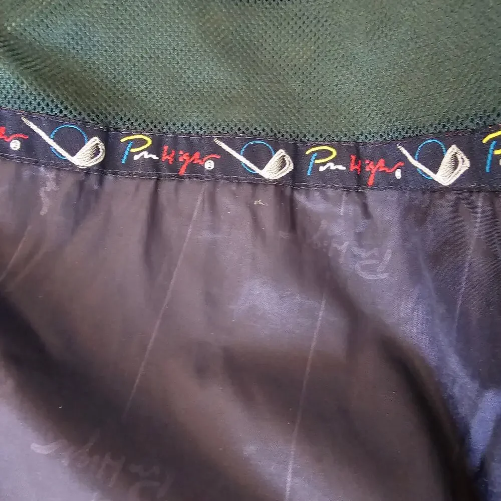 Vintage Pin High Old‎ Money Men's L Golf Windbreaker 90s Mint